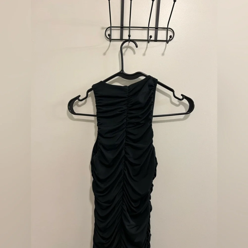 Abercrombie & Fitch Black Keyhole Body-con Dress